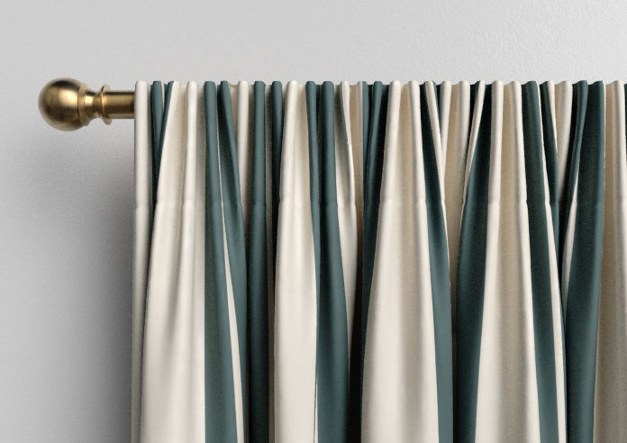 The British Stripe Co. Edward, Teignbridge No.1 - Made to Measure Curtains - Image 9